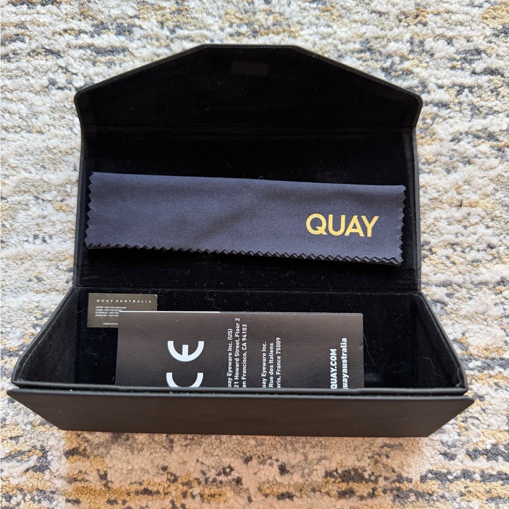 Quay Australia Sunglasses MAD CUTE Cat Eye POLARIZED HTF x
Saweetie Collab Black - Picture 5 of 8